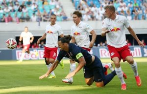 Ein paar gute Aktionen, ein paar Mal Abseits, ansonsten wenig Bewegungsradius - Für Zlatan Ibrahimovic war in Leipzig wenig zu holen | GEPA Pictures - Kerstin Kummer