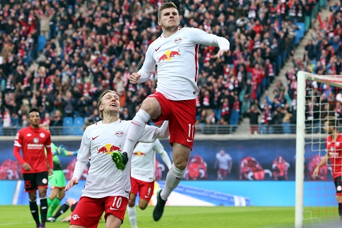 Mit zwei Toren entscheidend beim Spiel gegen Mainz 05: Timo Werner. | Foto: GEPA Pictures - Roger Petzsche