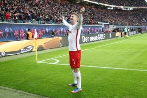 Gefeierter Matchwinner für RB Leipzig gegen den 1.FC Köln: Timo Werner. | GEPA Pictures - Kerstin Kummer