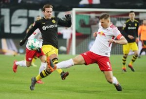 Viel gekämpft und viel investiert, aber am Ende reichte es für RB Leipzig gegen Borussia Dortmund nur zum 1:1. | GEPA Pictures - Kerstin Kummer