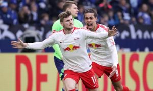 Timo Werner schießt RB Leipzig zum Sieg auf Schalke. | GEPA Pictures - Sven Sonntag